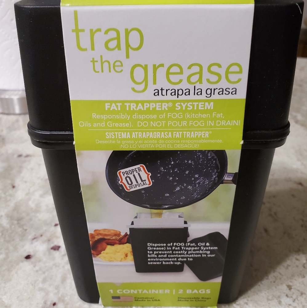 Range Kleen Fat Trapper Grease Container